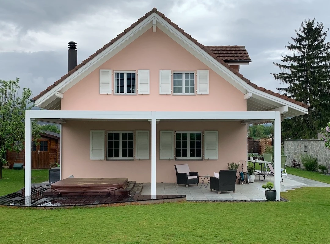 bioclimatic pergola Adjustable retractable louvers 