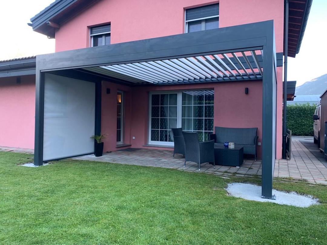 bioclimatic pergola Adjustable louvers