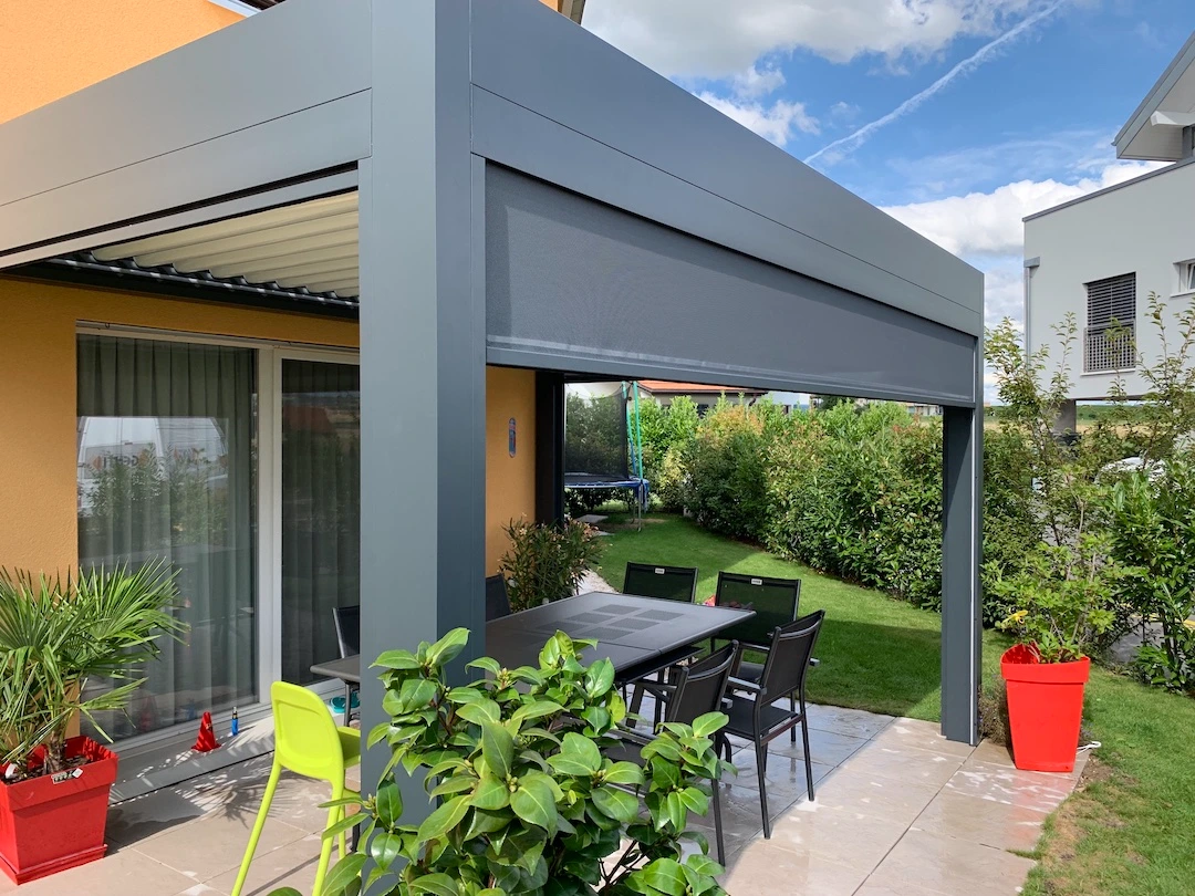 bioclimatic pergola Adjustable louvers
