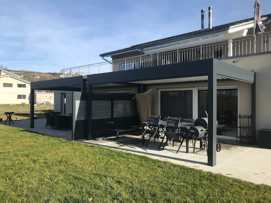 bioclimatic pergola Adjustable louvers