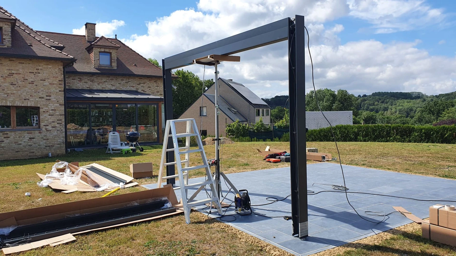 bulding pergola bioclimatic