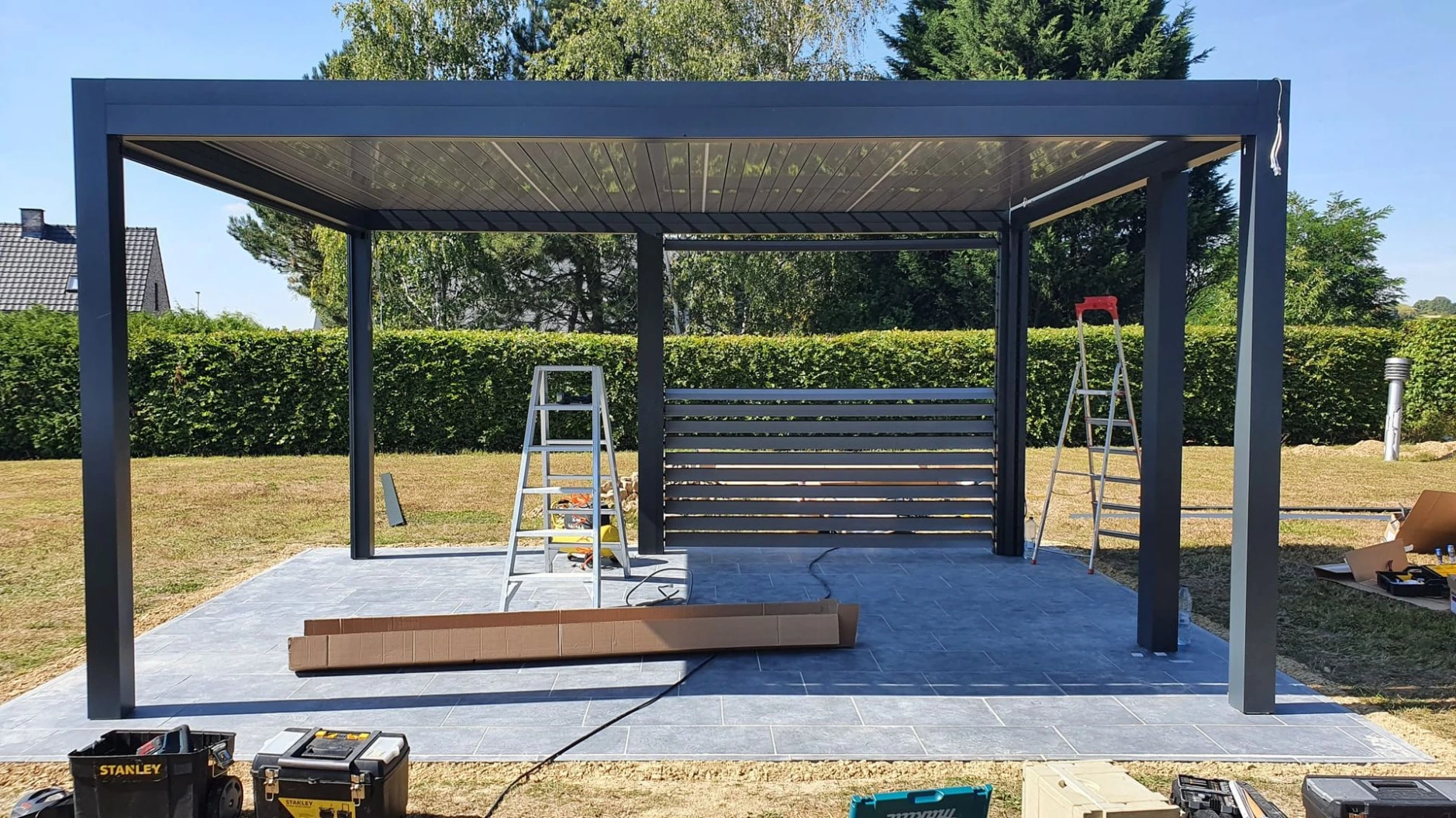 bulding pergola bioclimatic