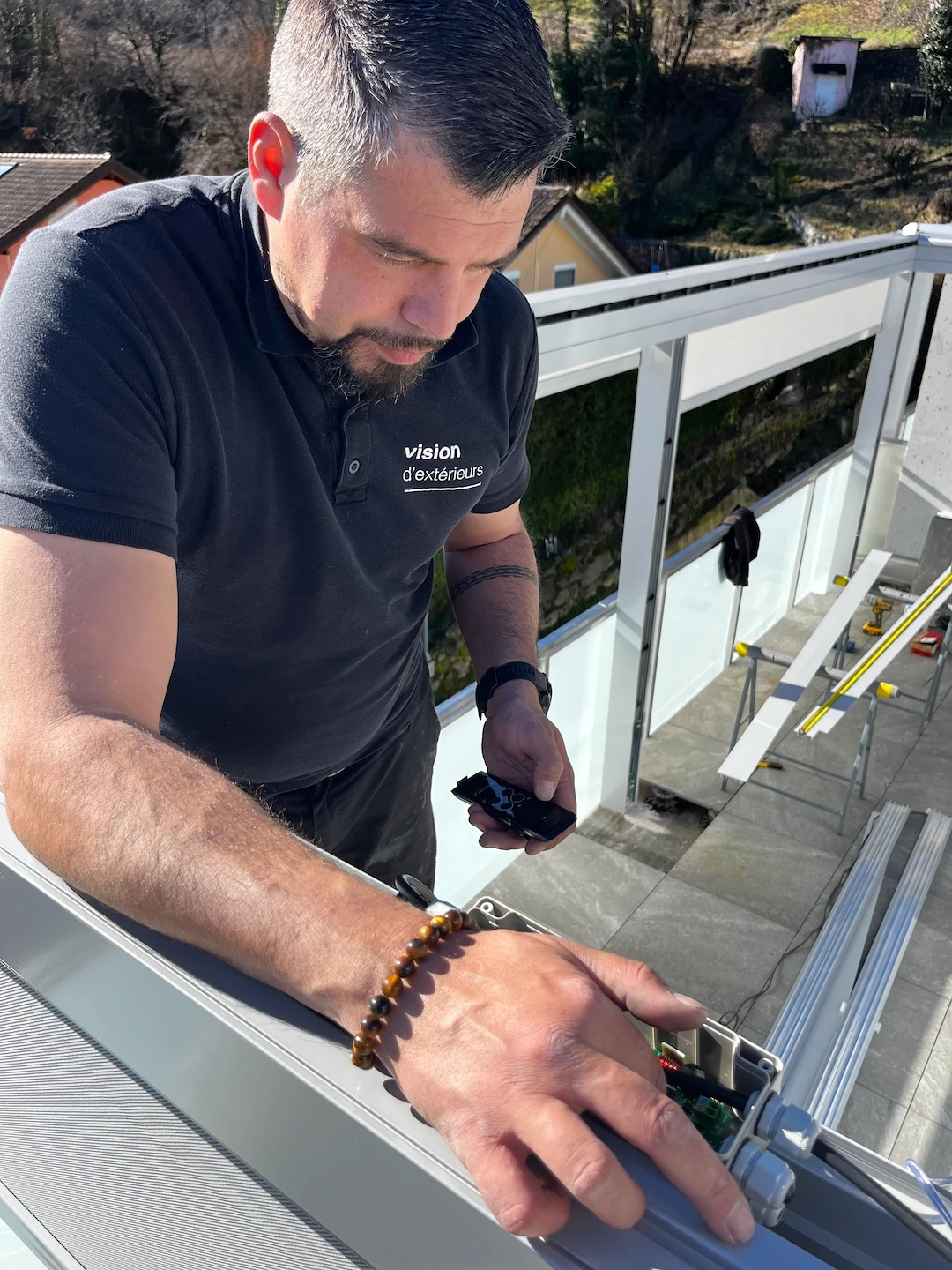 bulding pergola bioclimatic