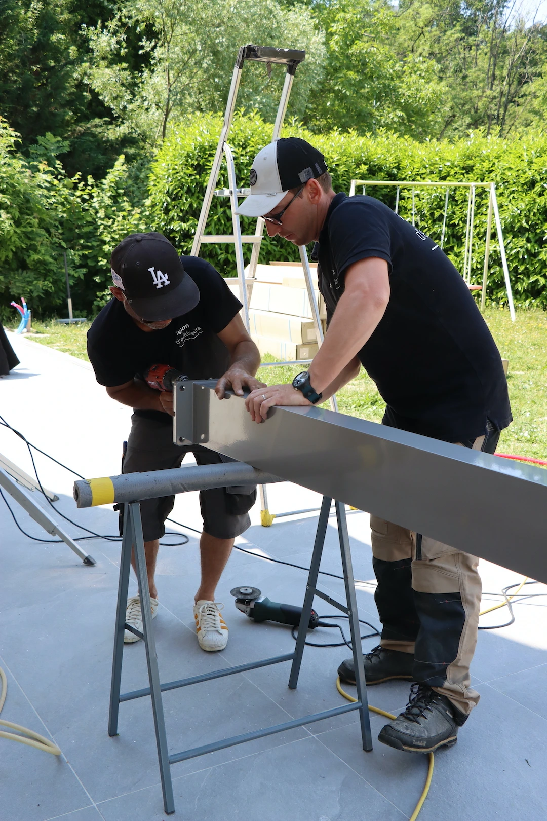 bulding pergola bioclimatic