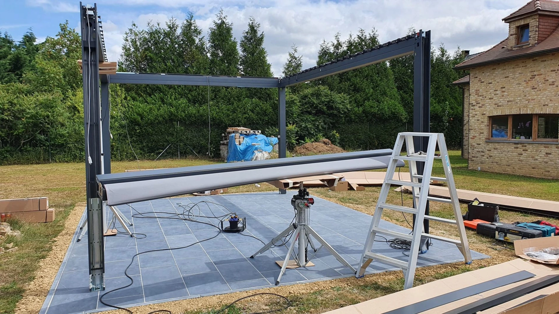 bulding pergola bioclimatic