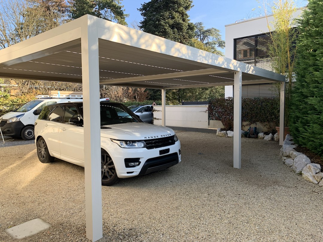 abrit de voiture - pergola bioclimatic