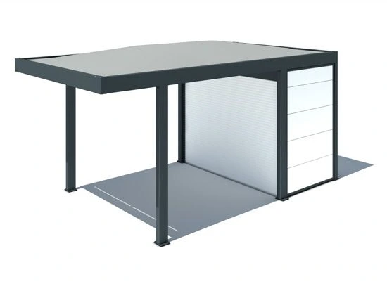 Metal Carport villa Private car shelter double box