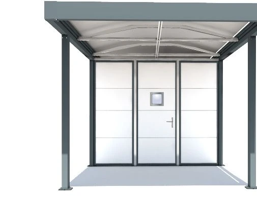 Metal Carport villa Private car shelter double box