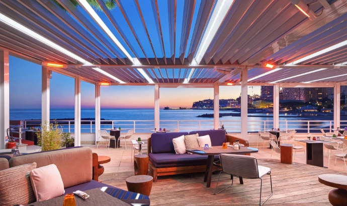 bioclimatic pergola Heating system