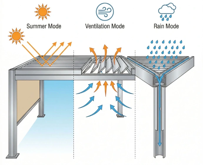 bioclimatic pergola details 2