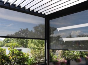 blinds sand, wind, and prying eyes